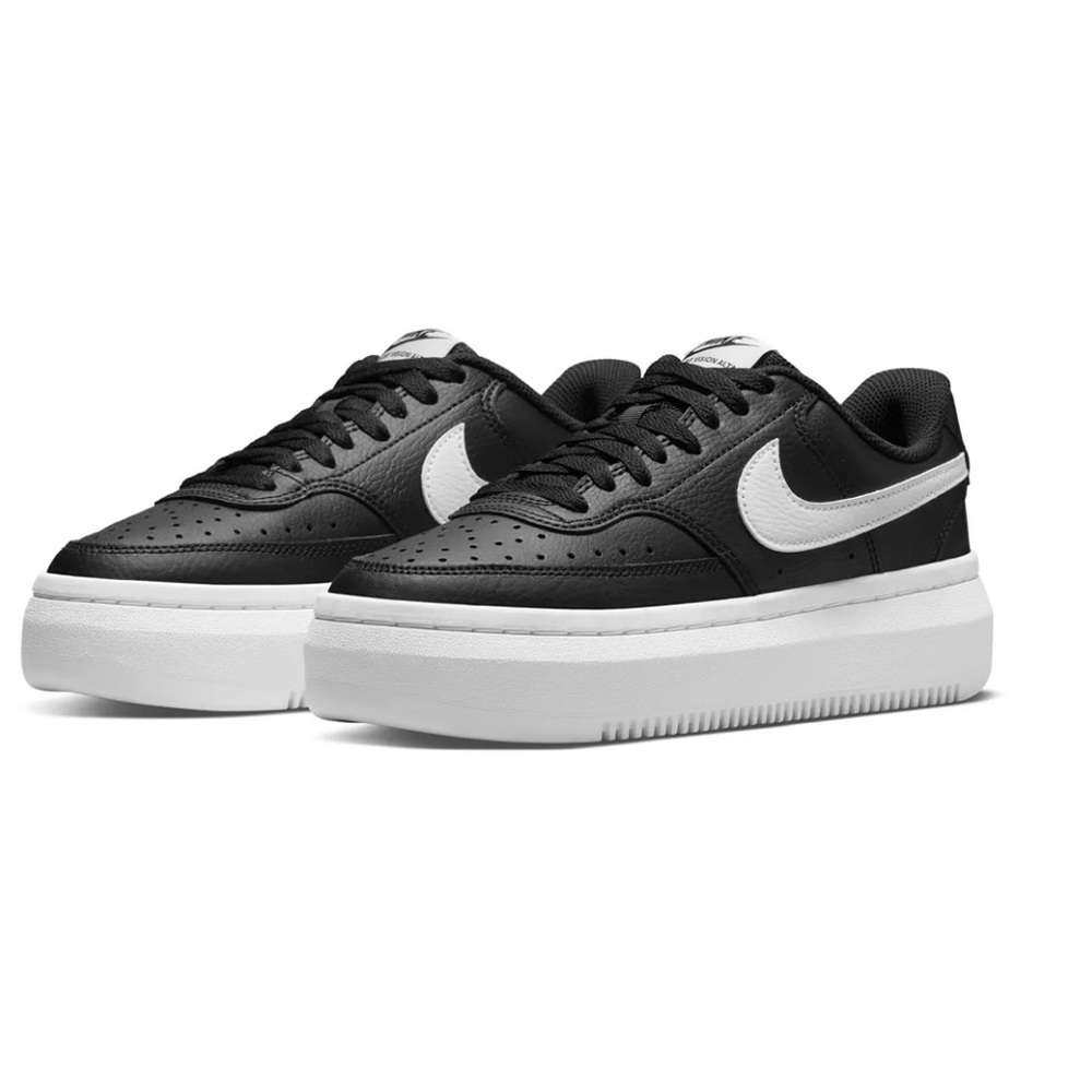 Nike Women’s Court Vision Alta Leather Platform Sneakers Finish Line Size 10